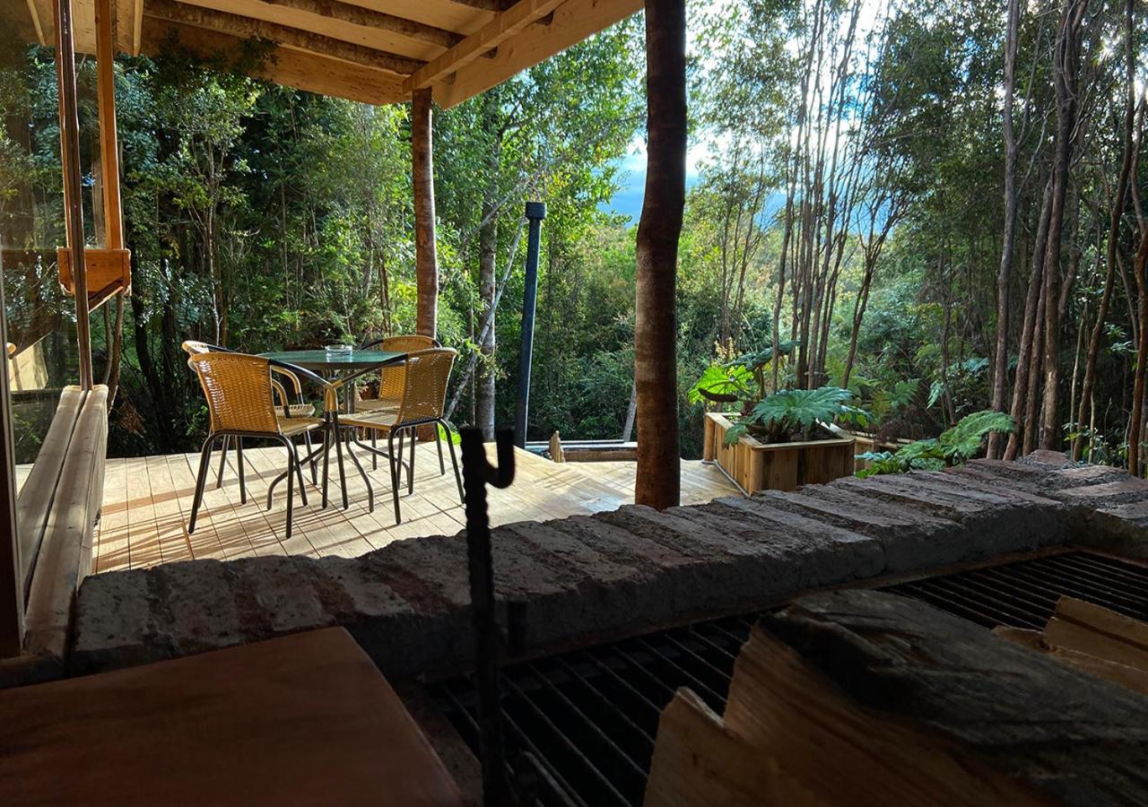 Cabanas Los Cantos Del Chucao 푸에르토바라스 외부 사진